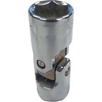 SK Hand Tool 43812 - 12mm 6PT Flex Chrome Socket - 1/4" Drive